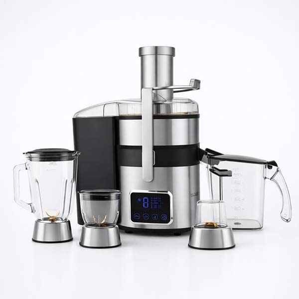 آبمیوه‌گیری چهار کاره اسکای در مدل SD-101B – دستگاه چندکاره با آسیاب و مخلوط‌کن