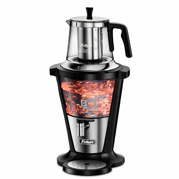 سماور برقی فلر مدل TS380 BK ظرفیت 3 لیتر با شیشه SCHOTT آلمان